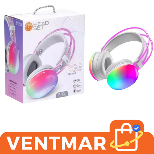 Audífonos P780 RGB Inalámbricos