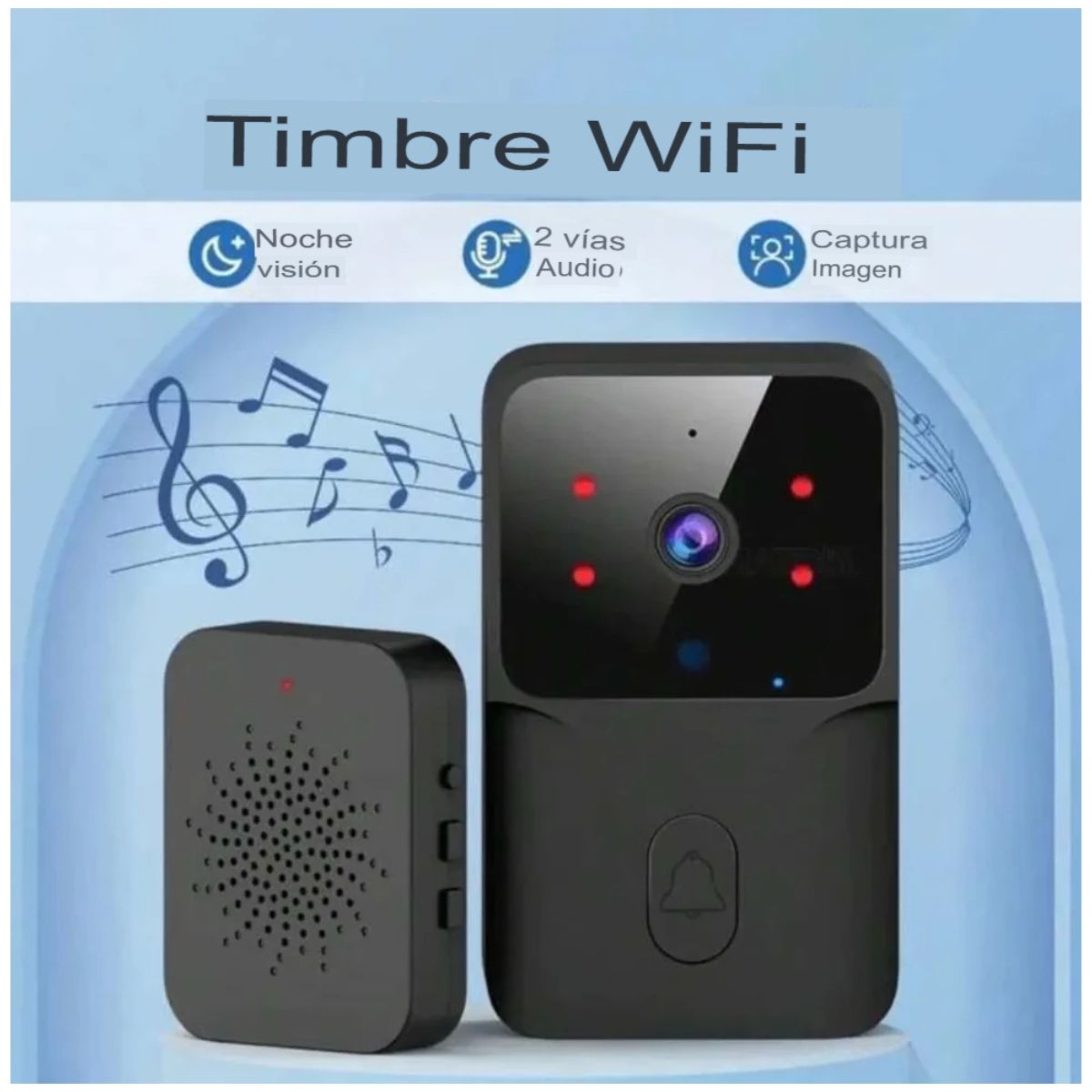 Cámara-Timbre Inteligente HD Tuya Smart